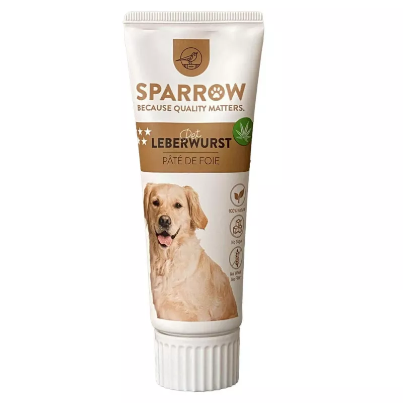 Leberwurstpaste mit CBD für Hunde